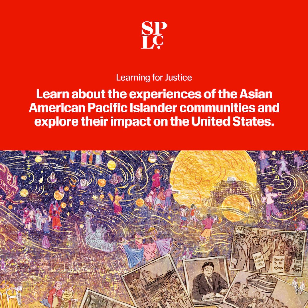 Celebrate Asian American Pacific Islander Heritage this May and beyond ✨. These @LearnForJustice resources can help you learn more about addressing anti-Asian bias 🎯, teaching #AAPIHistory 🤝 and stories for young readers 📚: bit.ly/3sMdwPb #AAPIMonth