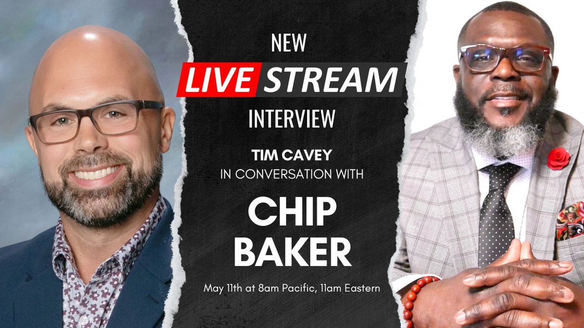 🔥 Looking for a recharge on life, learning, and direction? Join me and @ChipBaker19 LIVE this Saturday on the Teachers on Fire YouTube channel, 8am Pacific/11am Eastern.