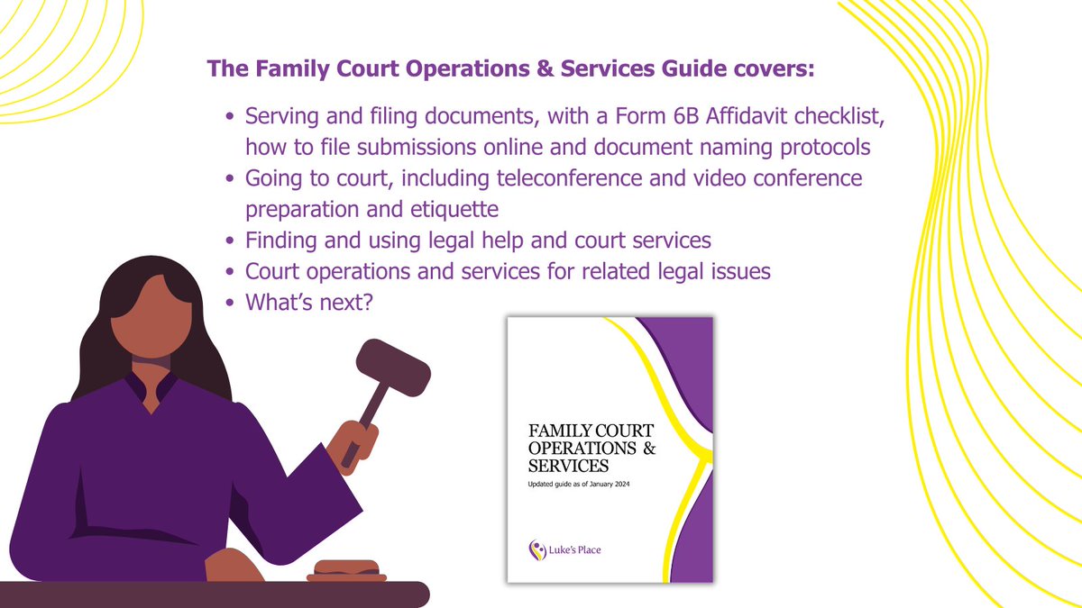 We created Family Court Operations during the height of the pandemic and have since updated it to provide women with accurate information about how Ontario’s family courts are operating. Access the Guide: ow.ly/YERg50Rwxl2 #Ontario #Familylaw #Familycourt