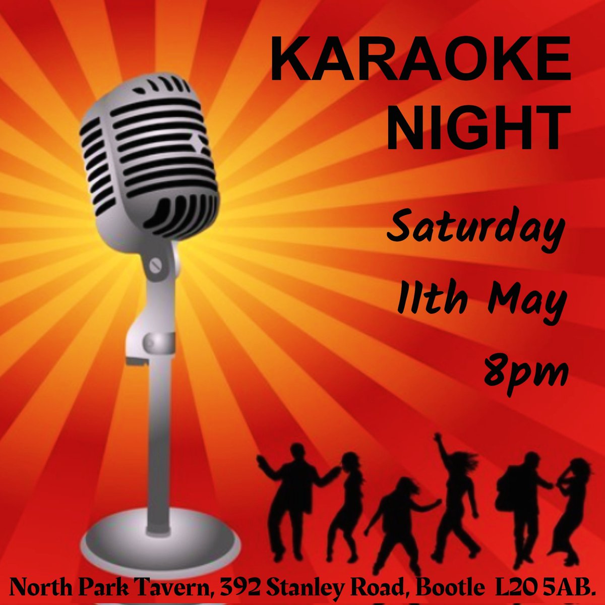 KARAOKE NIGHT 

Pub singers rejoice, our karaoke night is back this Saturday from 8pm.

Join us for good beer and some slightly out of tune singing 😃 

#karaoke #karaokenight #bootle #bootlescene #bootlenightlife