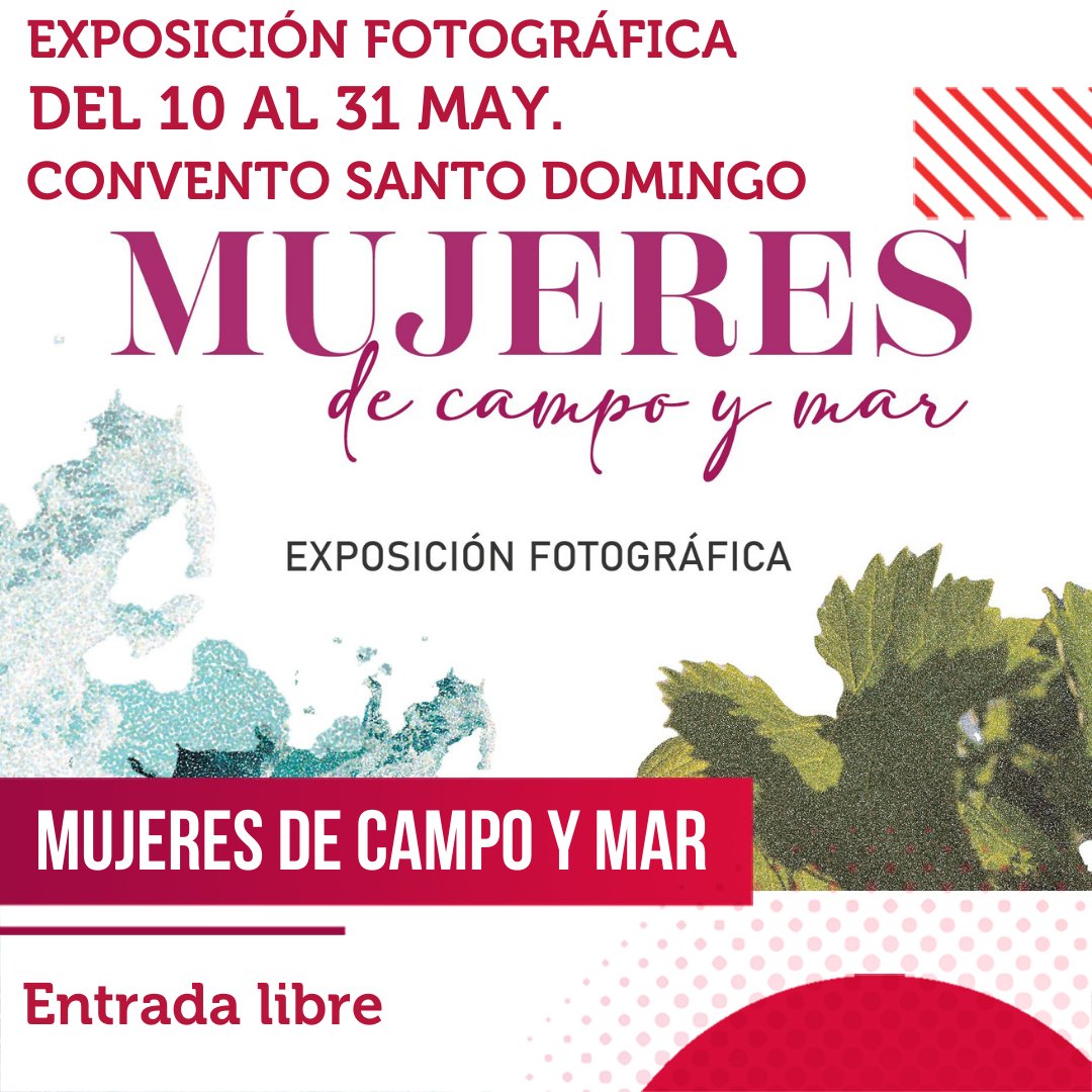 Del 10 al 31 de mayo, el antiguo Convento de Santo Domingo de San Cristóbal de La Laguna acogerá la exposición fotográfica 'Mujeres de Campo y Mar'. 📸 @LuisYerayAlcald @aytolalaguna_es