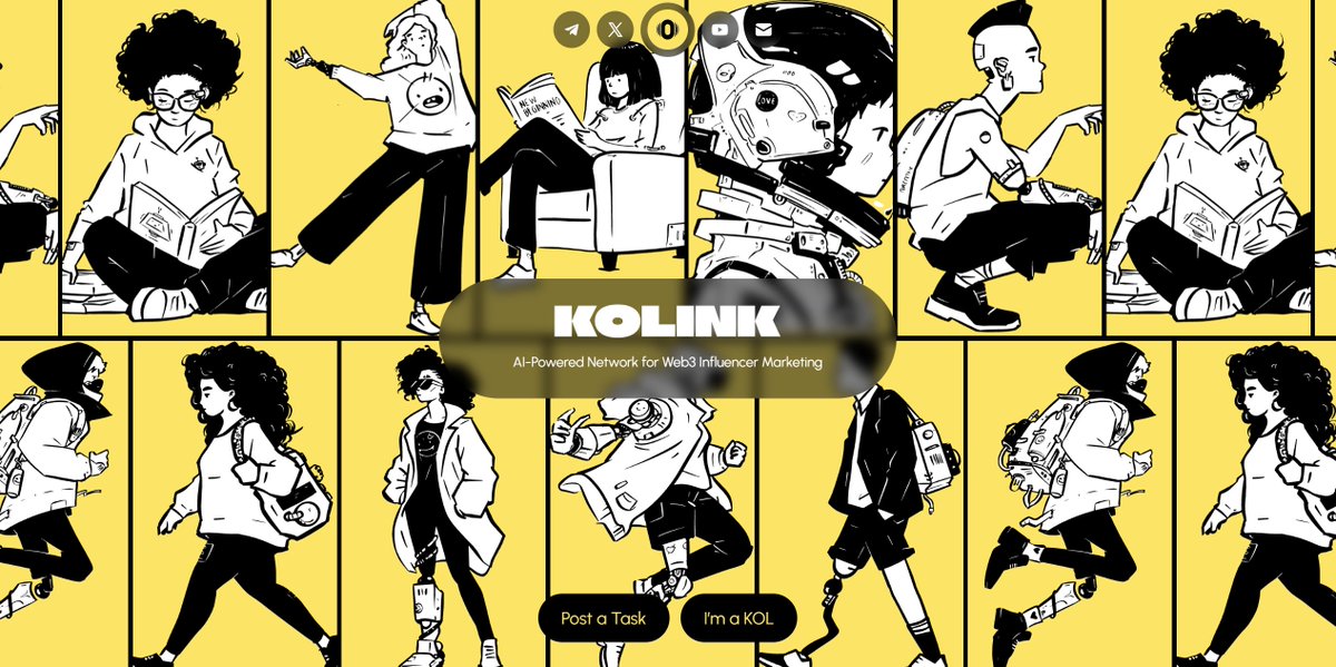 kolinkweb3's tweet image. 🚀Introducing #KOLink
A first-of-its-kind, one-stop solution that enables precise, data-driven #KOL evaluations through its innovative social protocol layer—boosting your #web3 marketing ROI.
A sneak peek of KOLink👇