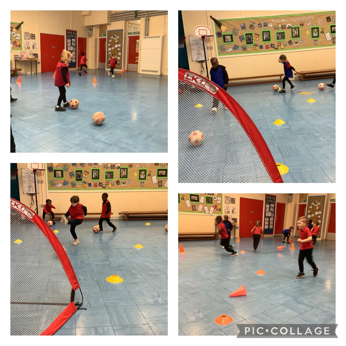 In Little Kickers this week, the children practised their ball skills by ‘Following the Yellow Brick Road’ to get to the goal. <a href="/FallaParkSchool/">Falla Park Community Primary School</a> <a href="/Miss_Carr_Falla/">Miss Carr</a>