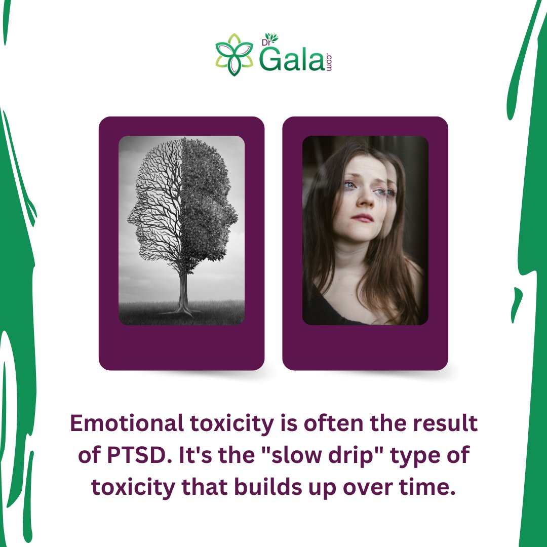 This 'slow drip' type of toxicity can have a major impact on our mental health and well-being. If you're struggling with PTSD, know that you're not alone and there is help available.  Access FREE resources at rcl.ink/RaQbK . #PTSDrecovery #drgalagorman