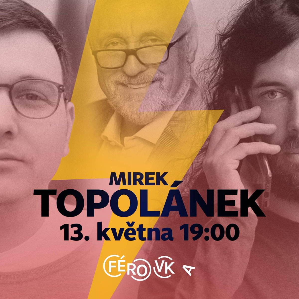 Již příští pondělí 13. května od 19:00 se můžete těšit na přímý přenos podcastu Férovka ⚡️ Pozvání přijal Mirek Topolánek. Odkaz na YouTube v biu.