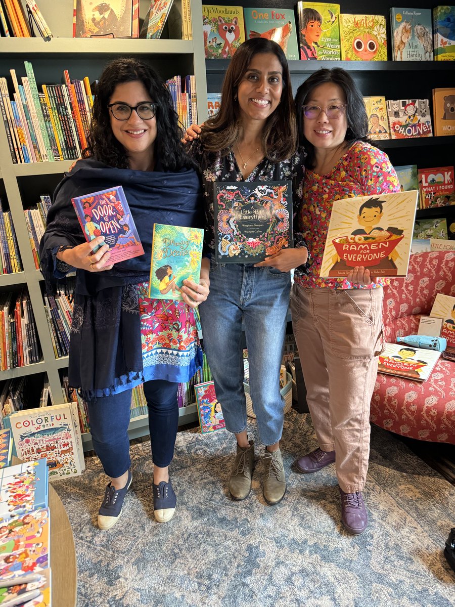 Had a wonderful time with authors @henakhanbooks and @ediblewords at Middleburg Books for #AANHPIHeritageMonth 

#PictureBooks #aapi #WritingCommmunity