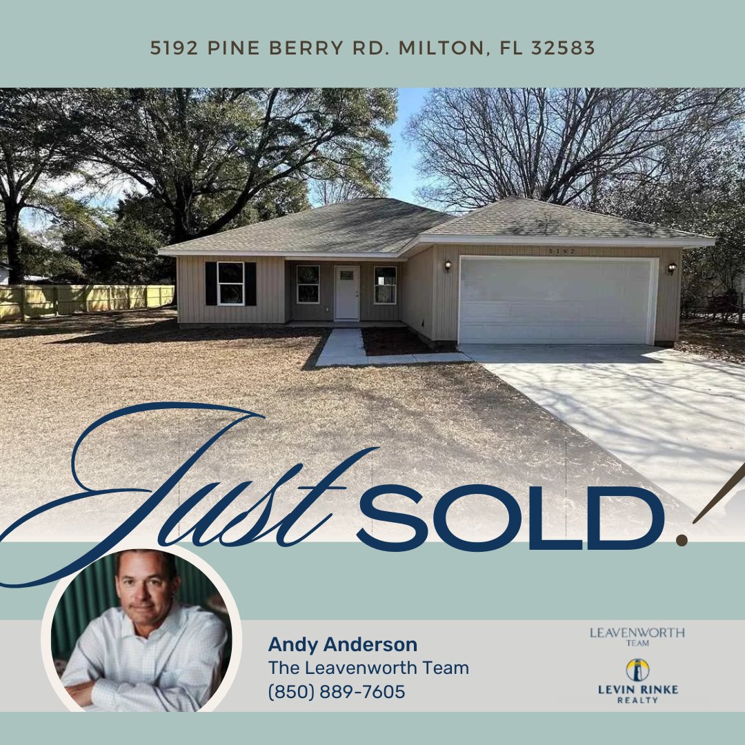 Congratulations Andy for another successful close! #floridarealestate #realestatenewslady #pensacola #housing #housetoursflorida #luxuryhometours #luxuryhomes #homesinflorida #movetoflorida #movetopensacola #movetothebeach #newhomes #mompreneur #realestate