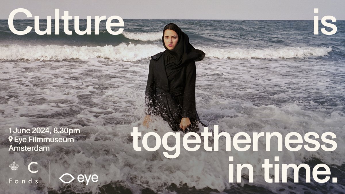 In collaboration with EYE Filmmuseum, we are excited to present “Culture is Togetherness in Time”: a short films programme followed by a discussion during Amsterdam Art Week. 📅 1 June 2024 🕒 20:30—00:00 📍 EYE Filmmuseum in Amsterdam Full programme: loom.ly/eJh90FE.