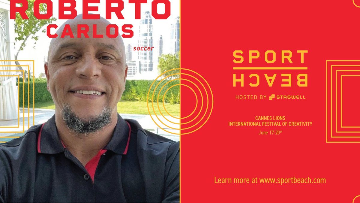 GOOOOOOOOAL! We've got football great @Oficial_RC3 on SPORT BEACH!

One of the greatest left-backs of all-time, Carlos will share his best stories from the pitch on stage with us. Register for your #SportBeach pass today: bit.ly/3JSD5Dk 
#SportBeach2024 #CannesLions