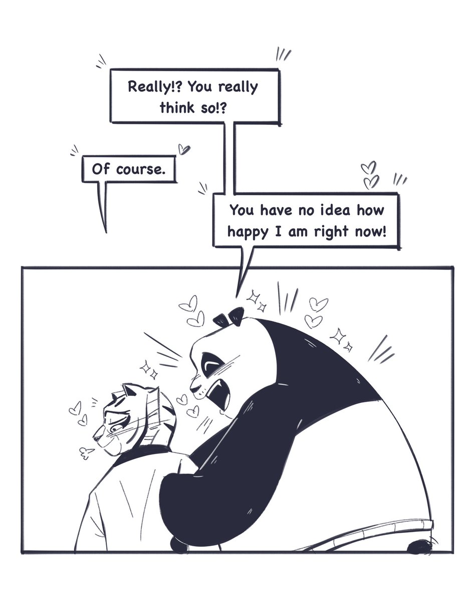 Po is also Tigress’ favorite. <3 #KungFuPanda 
(Part 2)