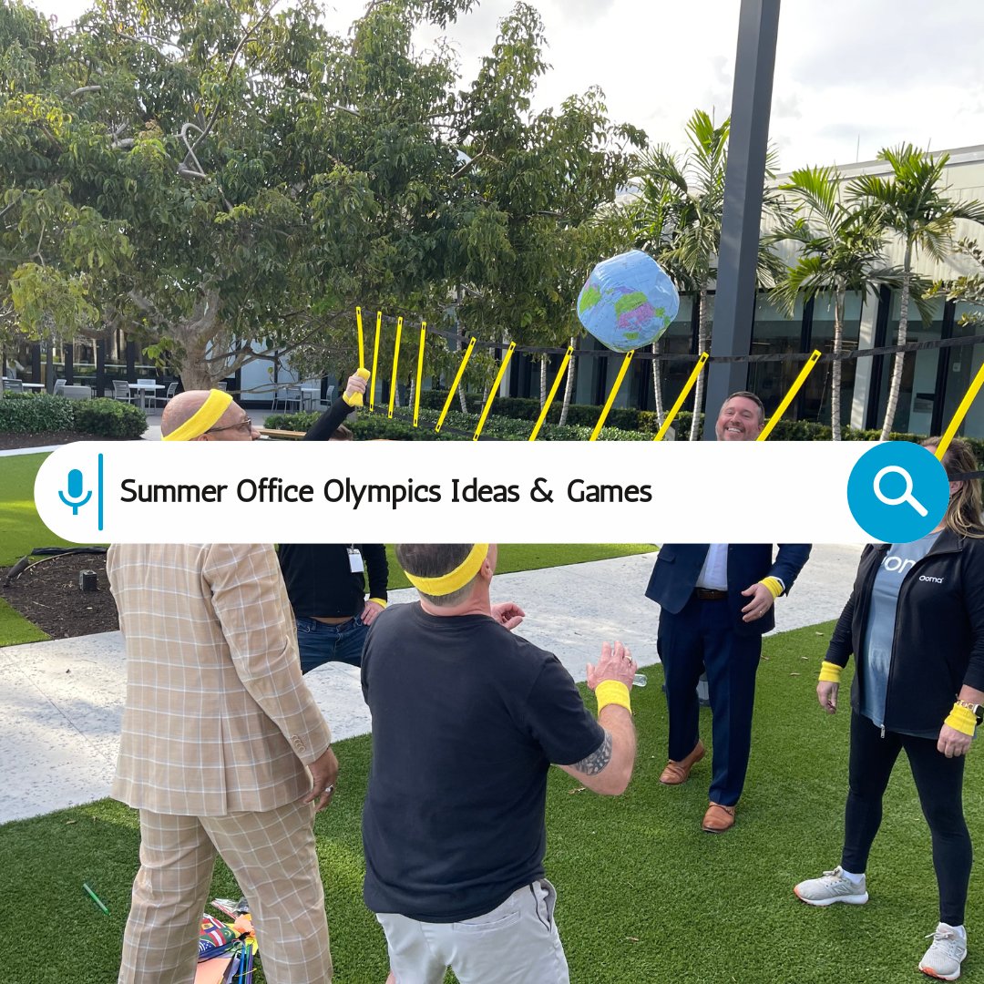 This summer, ditch the ordinary and host your own Office Olympics! We've got tons of game ideas for every team and interest, plus tips for a smooth-running event!

Ready to get started?🏅 bit.ly/4aY6701

#TeamBonding #SummerOlympics #OfficeOlympics #Olympics2024