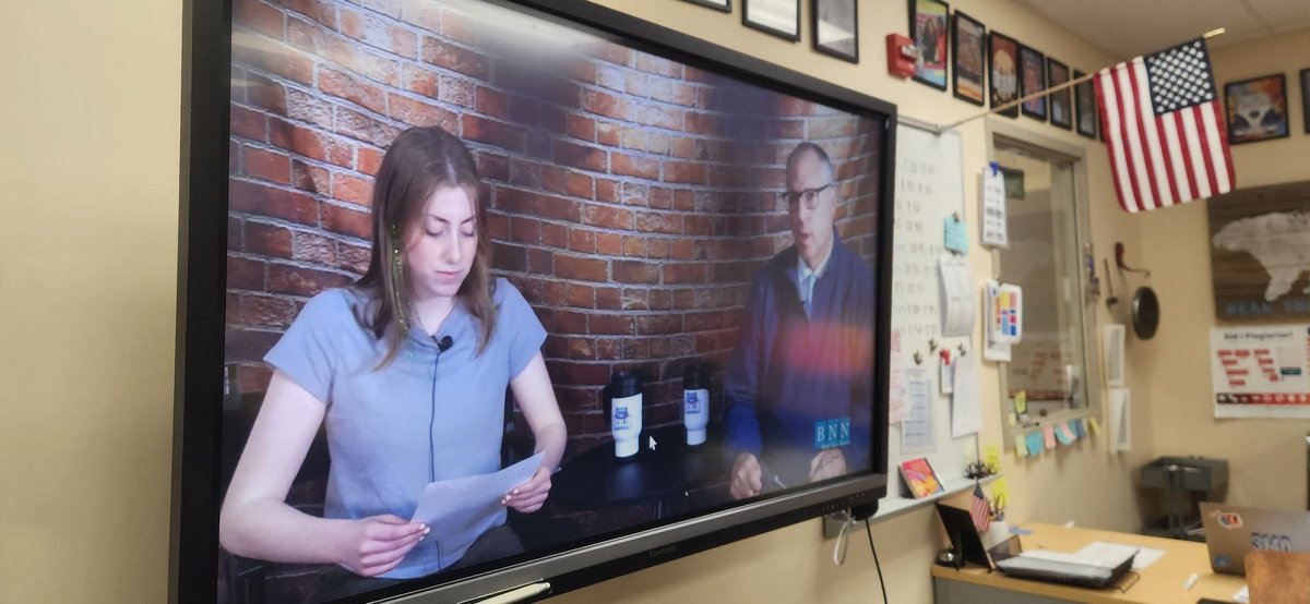 What a treat having our district superintendent on BNN today! Thank you Mr. Meyer and congrats to all the students who made the magic of this show happen!