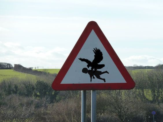 Being swept up into the clouds by raptors is a much more sensible prophecy, or ‘warning’ as we like to say these days.