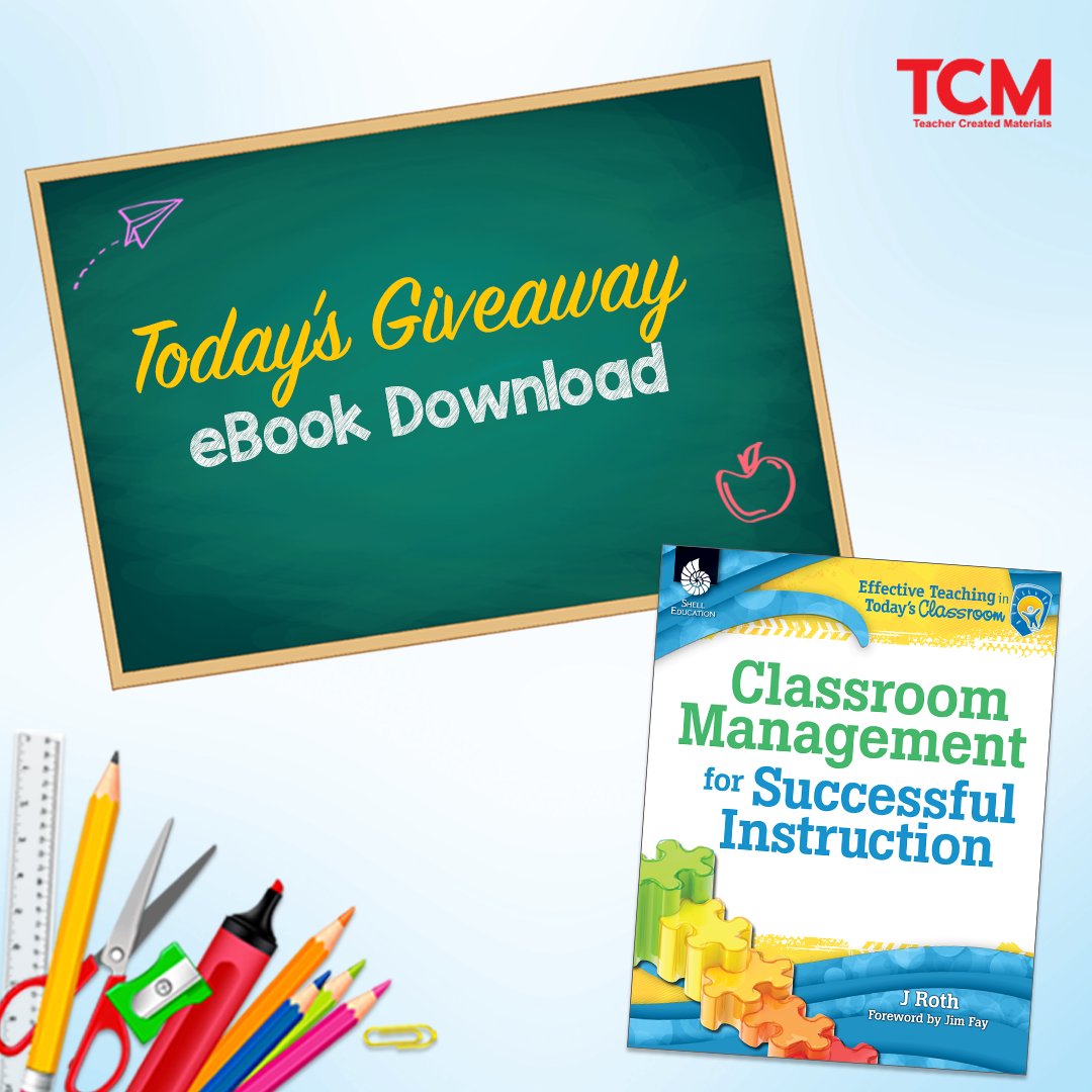 📚🍎 Happy Teacher Appreciation Week! To recognize your dedication, we're excited to offer educators a FREE download of our 'Classroom Management for Successful Instruction' eBook. Get your copy now! hubs.ly/Q02w5fG_0 #TCMCares #TCMThanksTeachers #ThankATeacher