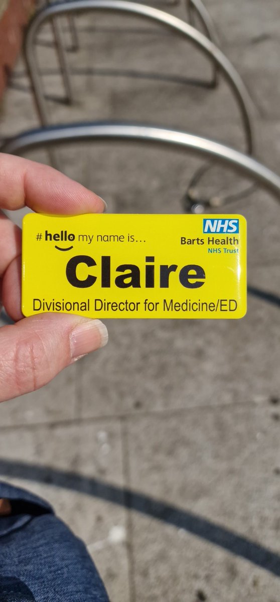 Lovely to spend time @WhippsCrossHosp and @wx_medicine colleagues today. Looking forward to starting on 10th June and I suppose getting this badge today makes it official