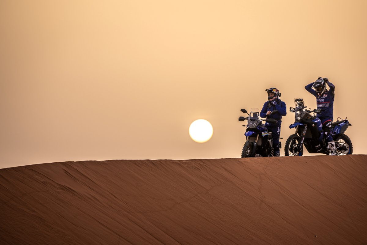 It has been an incredible rally riding experience in the Moroccan part of the Sahara desert with journalists, following Stephane Peterhansel and @‌poltarres13 on their Ténéré 700 World Raid GYTR and Ténéré 700 Extreme. See for yourself in this breathtaking gallery 📸