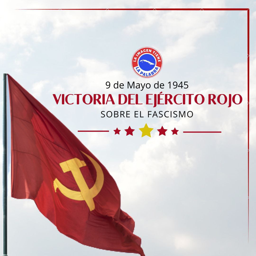 Hoy celebramos la victoria socialista contra el fascismo. #TenemosMemoria