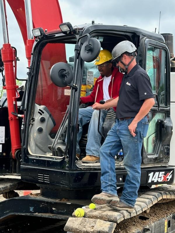 Construction Trades enjoying Construction Carerr Day.  #wercareers