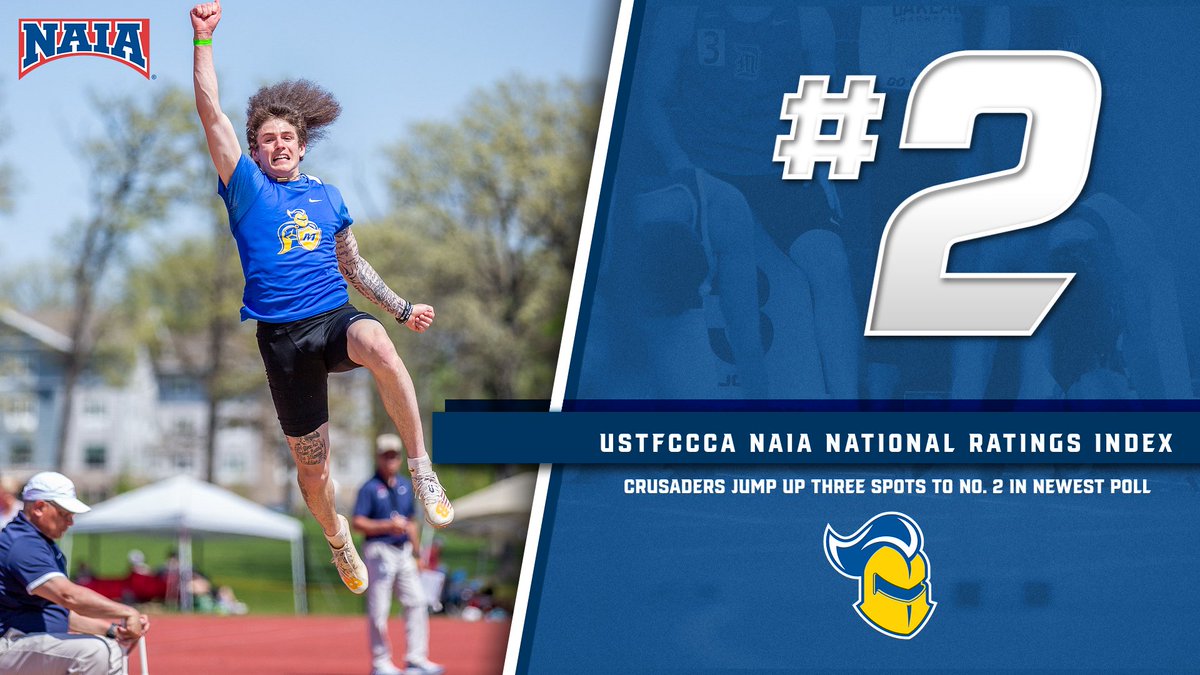 MUCrusadersXCTF's tweet image. Men&apos;s Track and Field moves up three spots and is ranked the second best team in the country in week seven of the USTFCCCA National Ratings Index

#CrusaderNation