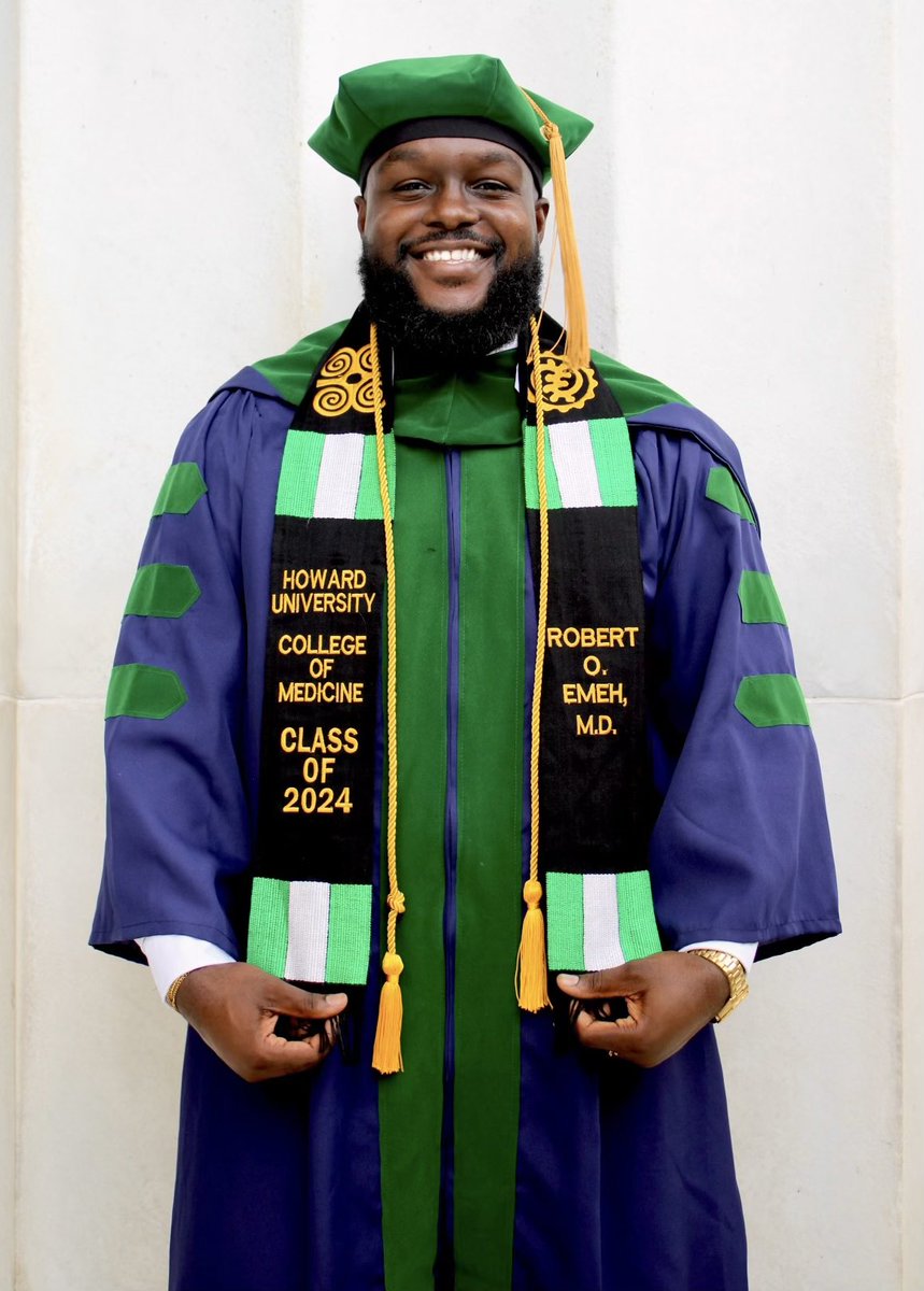 Robert Onyekachi Emeh, MD —— Tomorrow, my childhood dream will be fulfilled. In a world where less than 3% of U.S. physicians are Black, I am deeply thankful to God for helping me conquer every obstacle, both external and internal, on this incredible journey. I also extend