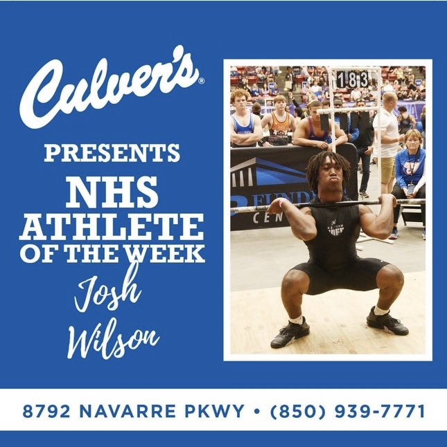 Thankful to be named @culvers - @navarresports Athlete Of The Week. 🙏🏽 @BLester1993 @LegacyAthletic9 @RecruitNavarre @NHSRaidersFB @IrishBill63 @dowork_sports @AHoughtonWilson