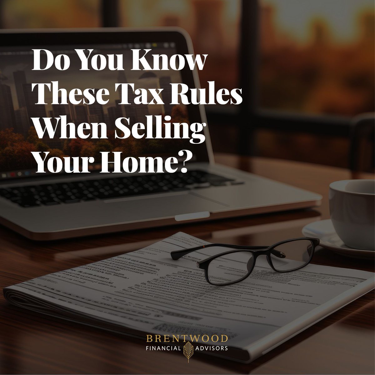 How the gains from the sale of a primary residence are taxed has changed in recent years. If you have recently sold your home or are considering doing so, you may want to be aware of these new rules: bit.ly/3IV73Gd 

#BrentwoodFinancial #FinancialAdvisors #WealthAdvice
