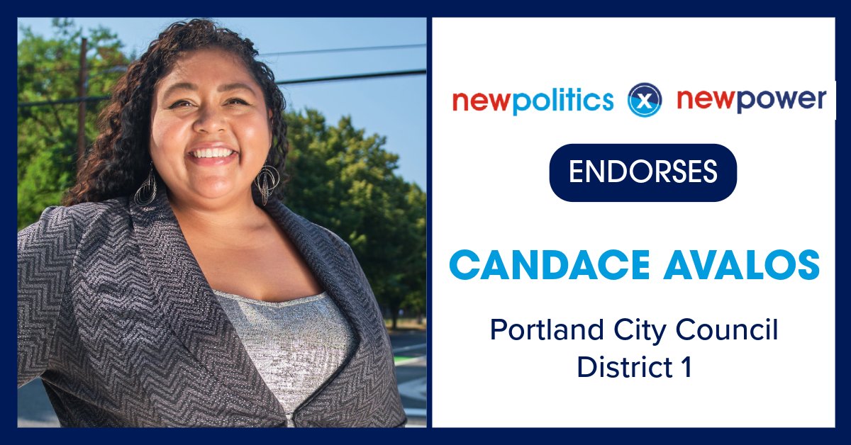 Thrilled to earn the endorsement of @new_poli x New Power! With their support, we're ready to represent voices long ignored. This partnership marks a significant step towards a more inclusive and representative government!  #NewPower #NewPolitics #NewPower #Portland #CityCouncil