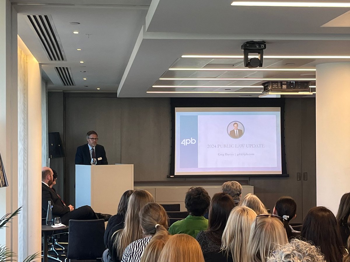 4PB (@4pbfamilylaw) on Twitter photo Thank you to everyone who joined us for the 4PB #PublicLaw Seminar yesterday! Chaired by Dorothea Gartland KC, <a href="/greghuwdavies/">Greg Davies</a> delivered a Public Law update, followed by Chris Barnes, who discussed #transparency and publication in the family courts.
#FamilyLaw #LegalTraining Thank you to everyone who joined us for the 4PB #PublicLaw Seminar yesterday! Chaired by Dorothea Gartland KC, <a href="/greghuwdavies/">Greg Davies</a> delivered a Public Law update, followed by Chris Barnes, who discussed #transparency and publication in the family courts.
#FamilyLaw #LegalTraining