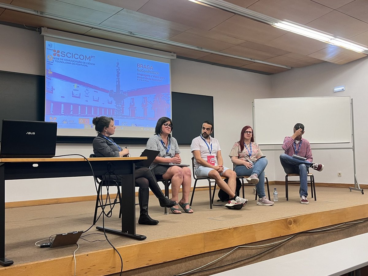 Inicia agora a sessão completa sobre Ciência acessível nas redes sociais: Partilha de experiências e inquietações.
#SciComPt2024