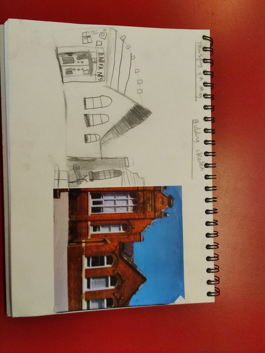 Year 3 made the most of the sunshine this afternoon and took our art lesson outside. We put our skills together to sketch the missing half of the school building photograph.@QuayVP @QuayPrincipal @QuayAcademy