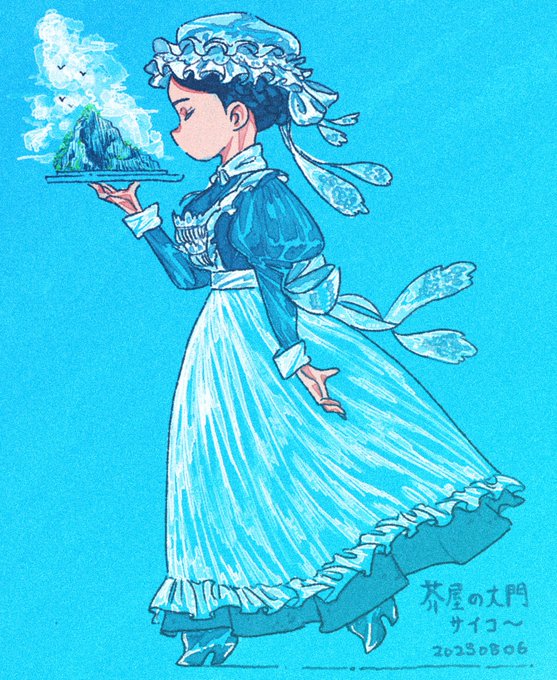 「青空 ドレス」のTwitter画像/イラスト(新着)