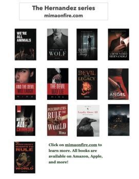 Author of 18 books including the Hernandez series, AKA Michelle M. Arsenault. Criminals, corruption & violence. Loyalty above all. There are no exceptions. Learn more here 👇🏼 mimaonfire.com/the-serie #Hernandezseries #crimefamily #criminals #gangsters #antihero @xbooks