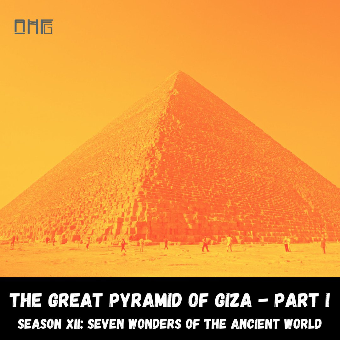 New episode alert! The oldest & largest of the Seven Wonders, the only one to survive into modern times, and it is the mother, the daddy, the parental unit of all wonders: The Great Pyramid of Giza.  Today, we’re going to get up close & personal with it. bit.ly/3QyGlqV