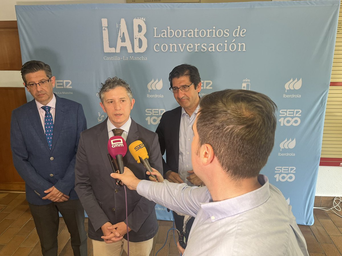 🎤 Atención a los medios asistentes en este primer LAB en Castilla-La Mancha, que se celebra este jueves en la <a href="/esiuclm/">ES. Informática UCLM</a> 

🤝 Un evento patrocinado por el <a href="/gobjccm/">Gobierno de Castilla-La Mancha</a> e <a href="/iberdrola/">Iberdrola</a>, además de contar con la colaboración de <a href="/LaMancha_Wines/">La Mancha Wines</a>