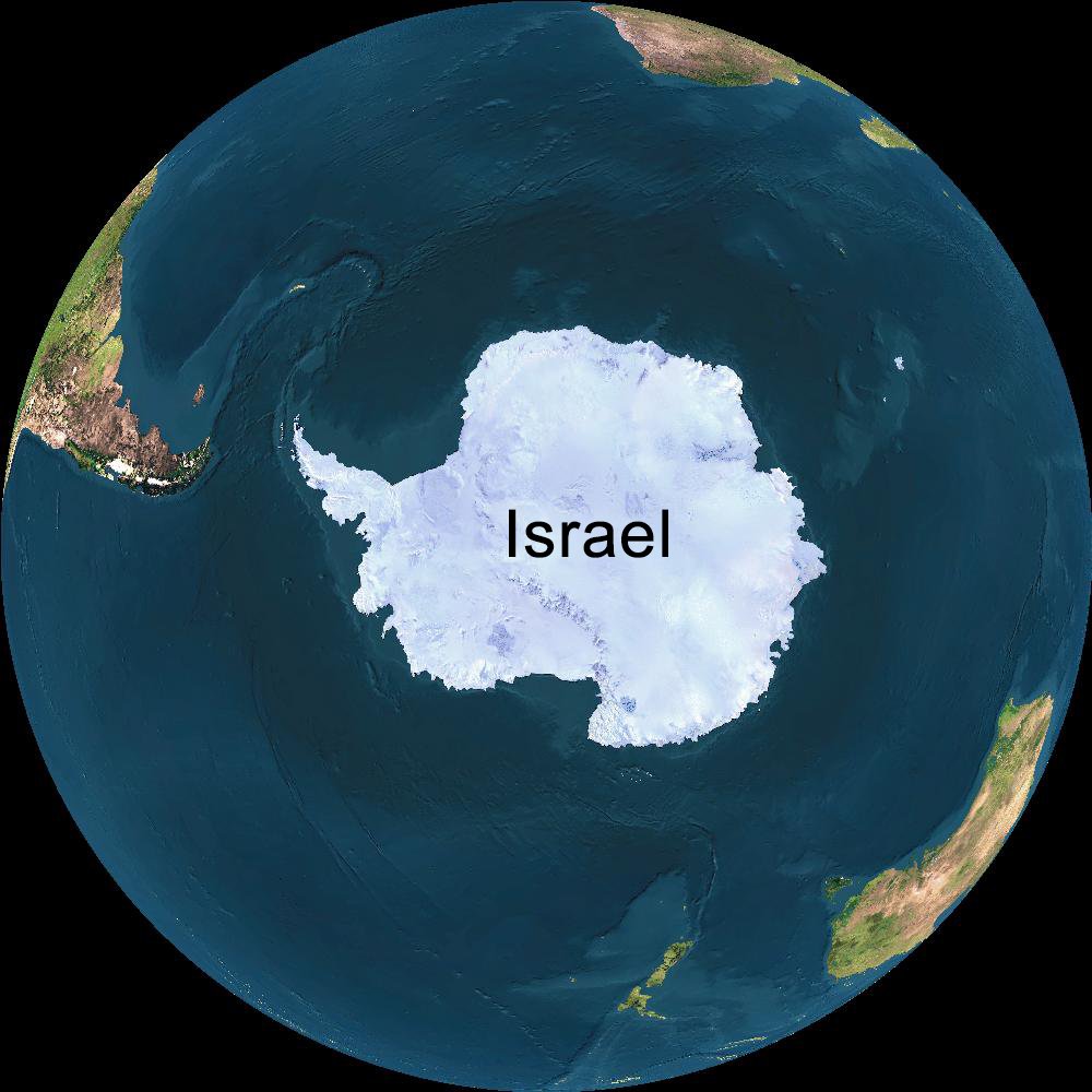 The 'State of Israel' should be in Antartica; its environment perfectly suits the Israelis' cold-hearted nature.