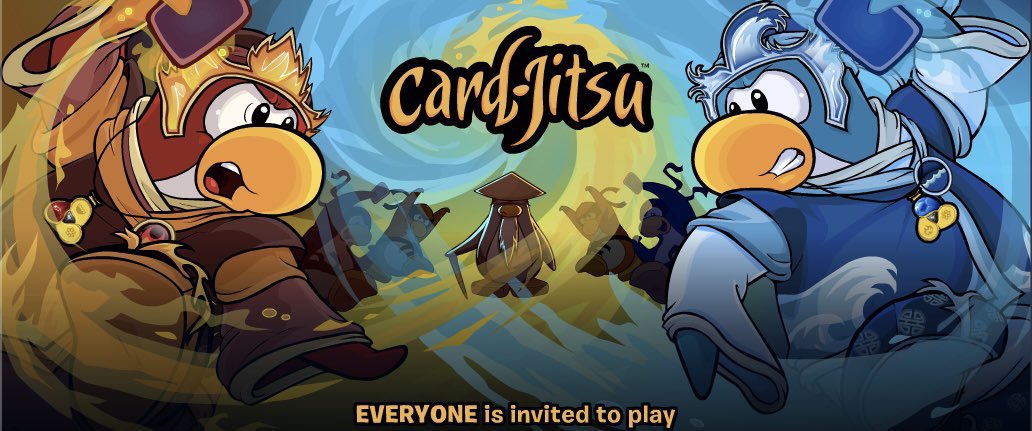 11 years ago today, both the minigames, Card-Jitsu Fire and Card-Jitsu Water were now made playable for Non-Members.
