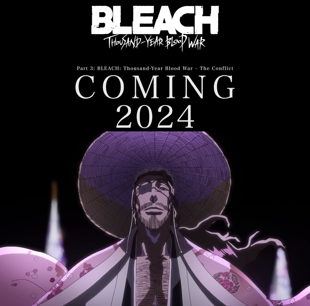 BLEACH VOLTA EM OUTUBRO 2024, image size:1080x1066
