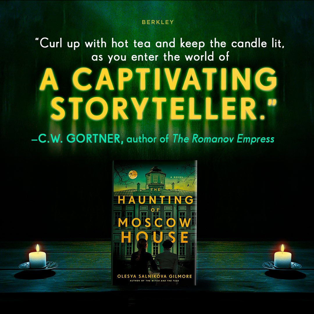 Another sparkling author quote for THE HAUNTING OF MOSCOW HOUSE from internationally bestselling author and utter #histfic legend @CWGortner 🥀🖤 #TheHauntingofMoscowHouse