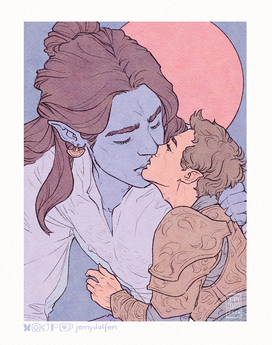 It's Thursday! See you under the red moon. 💙💚

#criticalrolefanart