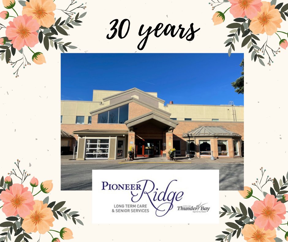 Today marks the 30thanniversary of Pioneer Ridge Long-Term Care and Senior Services, an accredited municipal Long Term Care home providing individualized care and support to seniors in our community. Read more: bit.ly/3JRNbnE