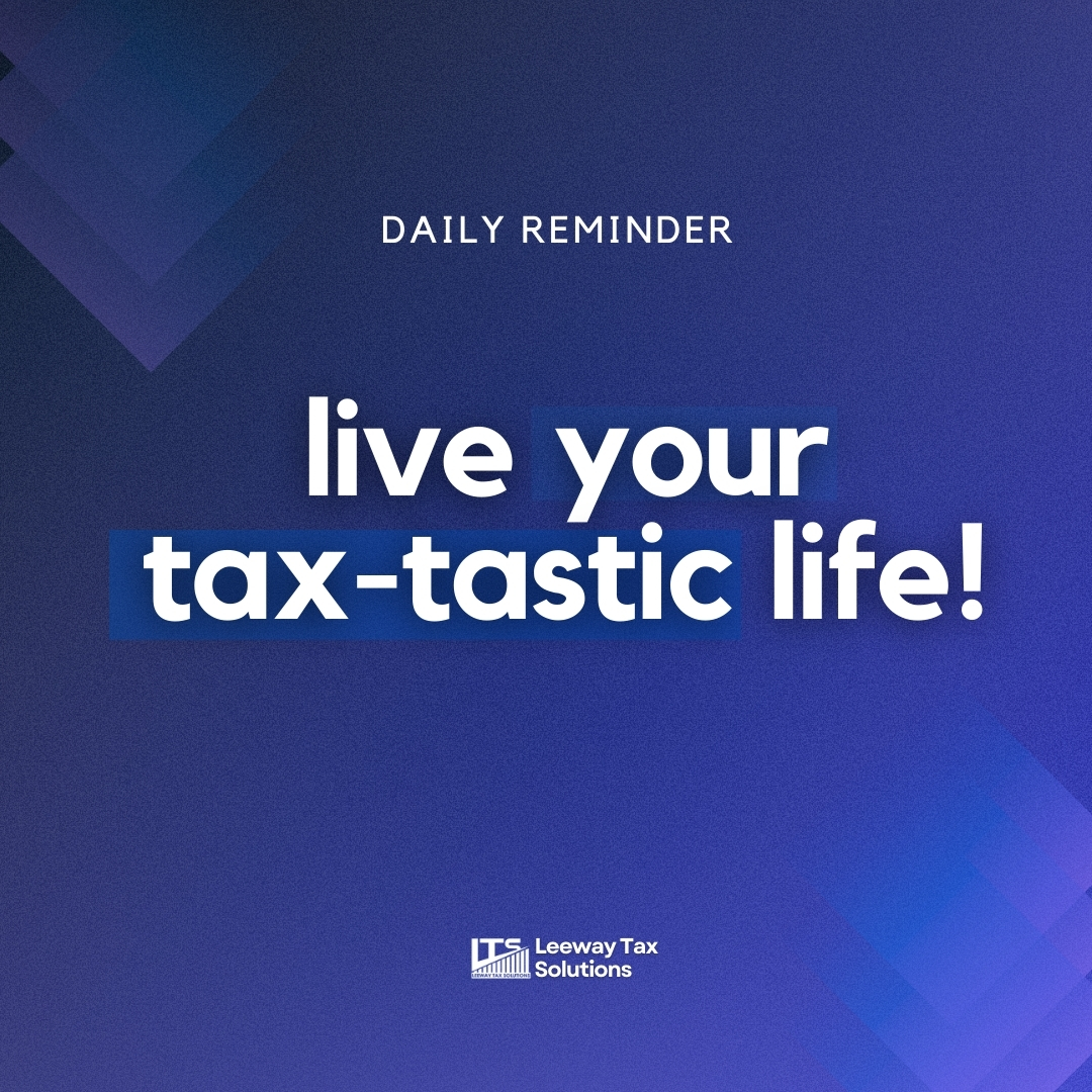 When life gets taxing, get 'Tax-tastic! 🙌

#LWTSolutions #taxseason #motivation #taxesdoneright #quote #Tax #financialfreedom #incometax #taxpreparer #taxrefund