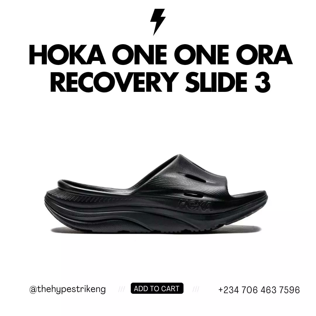 The Hoka Ora Recovery Slide 3🔥 Sizes | 40 - 45 | N55,000 #slide #explore #mensoutfit #explore #trending #trendingnow #posts #mensfashion #fashionstyle #emmanuel #HalaMadrid
