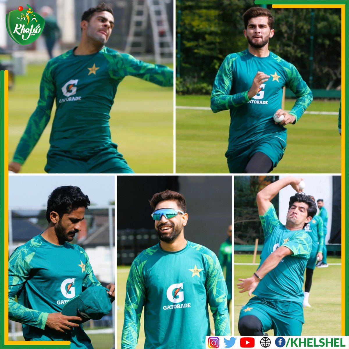 Select four fast bowlers for the first T20I against Ireland.

#IREvPAK | #Cricket | #Pakistan | #AbbasAfridi | #ShaheenAfridi | #HassanAli | #HarisRauf | #NaseemShah | #Dublin