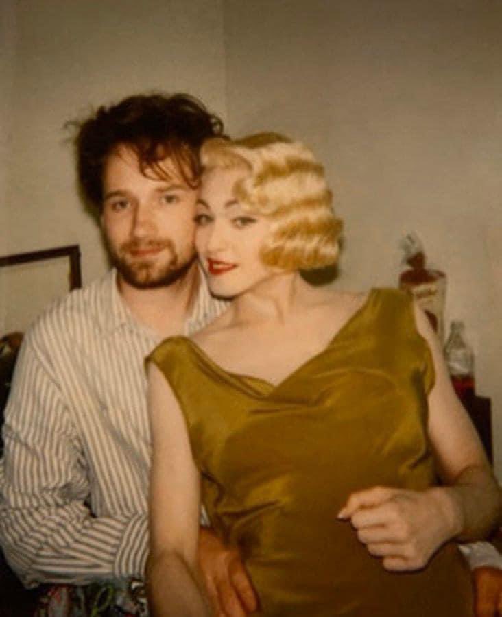 Director David Fincher & Madonna on the set of Express Yourself (1989)