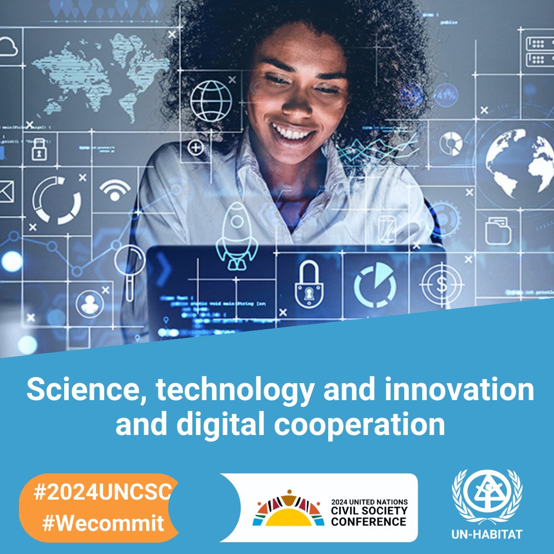 Local governments play a key role in utilizing tech for inclusive development & narrowing the urban digital divide. UN-Habitat's guidelines on people-centred smart cities will set global standards, benefiting over 4 billion urban dwellers. 🌆📲 #Tech4Good #2024UNCSC