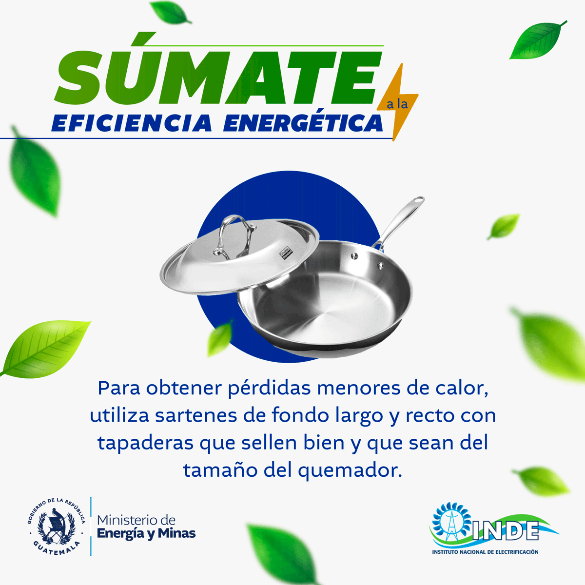 #MEMGT | Acá una recomendación para impulsar el ahorro energético.

¡Juntos por un desarrollo sostenible para todos los guatemaltecos!

#EficienciaEnergética
#GuatemalaSaleAdelante