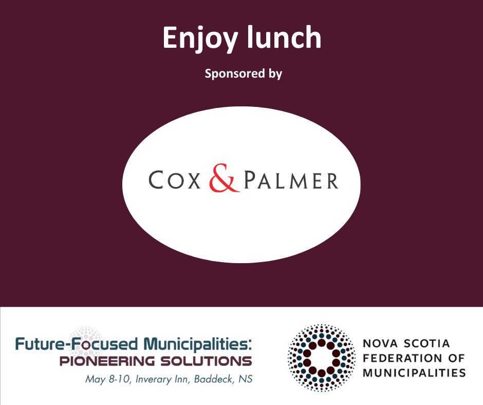 🍽️ Enjoy lunch sponsored by Cox & Palmer. Fuel up for an afternoon of learning and collaboration! #Luncheon #NSFMConference