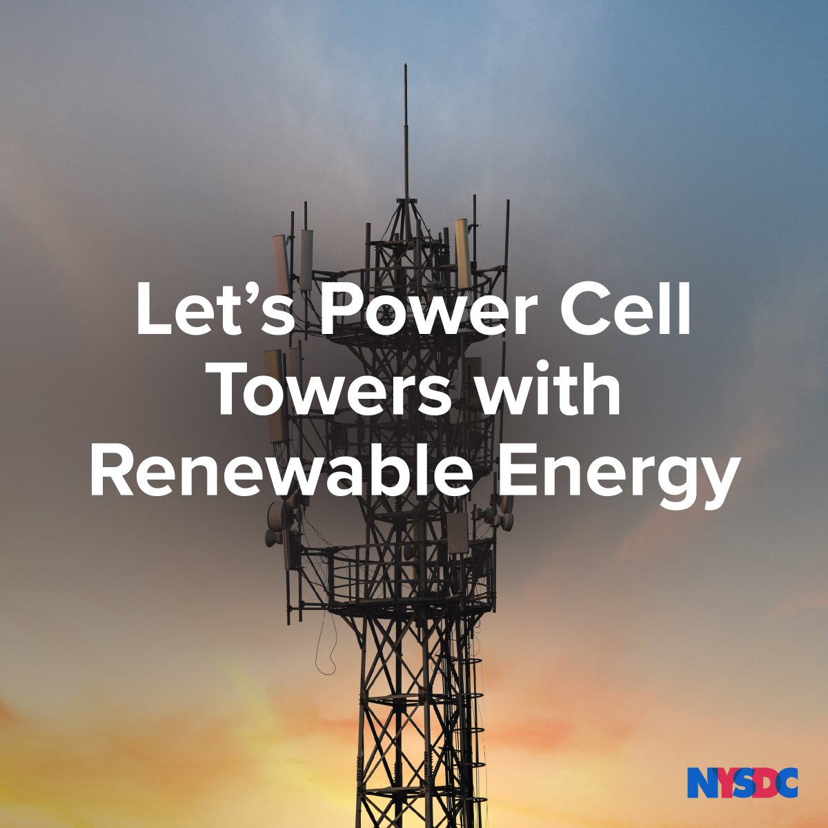 'I am proud to sponsor a bill (S.4305) that would require cellular providers and third-party tower owners to provide plans for converting energy usage in cell towers to renewable energy resources.' - @kevinparkernyc