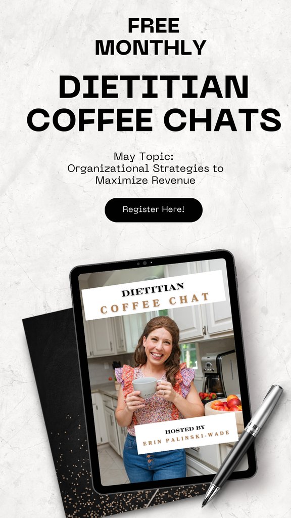 Join me today at 12pm ET for my free Dietitian Coffee Chat as we talk about organizational strategies to maximize revenue! Register now 
us06web.zoom.us/meeting/regist… #mediadietitian #dietitian