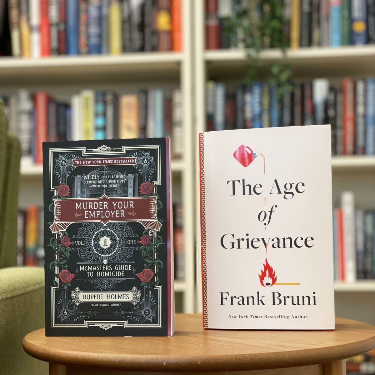 Not one, but TWO NYT BESTSELLERS!! 🎉 Congrats to @FrankBruni and Rupert Holmes, we're so happy to see that so many readers are loving your stories as much as we do. ❤️